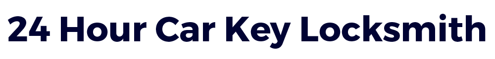 24 Hour Car Key Locksmith Logo